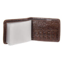 Carteira Masculina Premium Couro Jacaré Marrom
