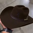Chapéu Pralana Country + Adesivos Marron