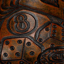Bota Desenhada Artesanal - Baralho